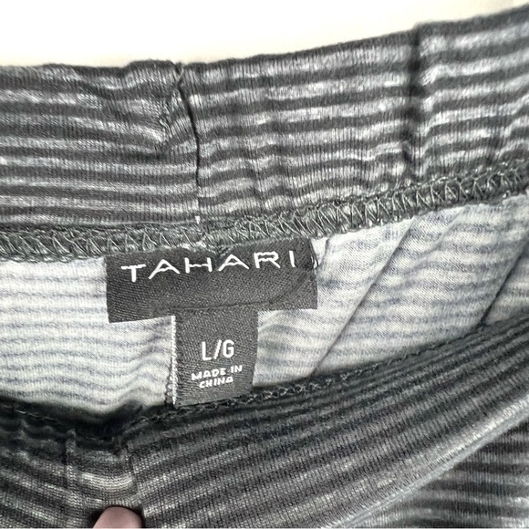 NWOT - Tahari Super Soft Drawstring Pajama Sleep Shorts Charcoal Gray Size Large - Picture 6 of 10